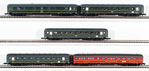 Consignment MA87106 - Marklin German 5-Piece Passenger Car Set of the DRG