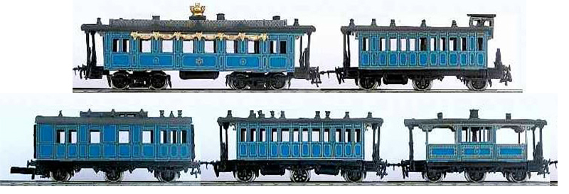 Consignment MA8770 - Marklin 8770 - 5pc Royal Train Passenger Set of the KBayStsB