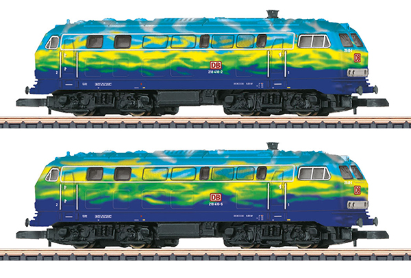 Consignment MA88789 - Marklin German 2-Piece Diesel Locomotive Class 218 Set of the DB/AG