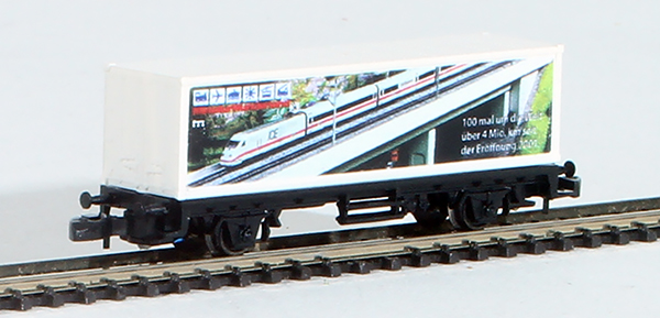 Consignment MA98083 - Marklin Container Car Commemorating 100X Around the World... at Hamburgs Miniatur Wunderland
