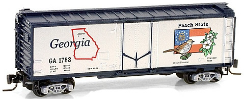 Consignment MT50200504 - Micro Trains 50200504 40 Standard Box Car Georgia State Car