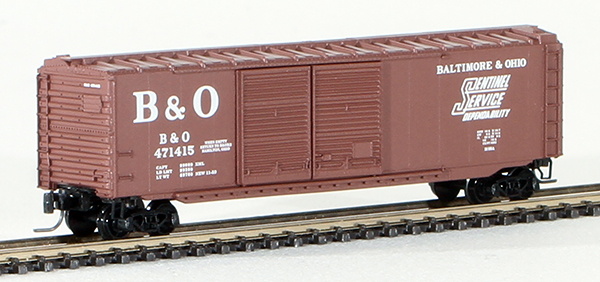 Consignment MT50600090 - Micro-Trains American 50 Standard Box Car, Double Doors, of the Baltimore & Ohio Railroad