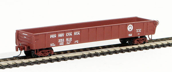 Consignment MT52300020 - Micro-Trains American 50 Gondola, Straight Side w/ Drop Ends of the Pennsylvania Railroad