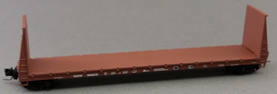 Consignment MT52700041 - Micro Trains 52700041 60 Bulkhead Flat Car St. Louis Southwestern SSW 88219