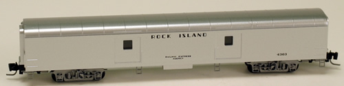 Consignment MT55300080 - MicroTrain MT55300080 - Rock Island 70 Lightweight Smoothside Baggage Car
