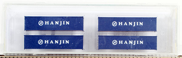 Consignment MT76100010 - Micro-Trains 40 Containers (4-Pack) of the Hanjin