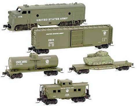 Ho scale military train sets online