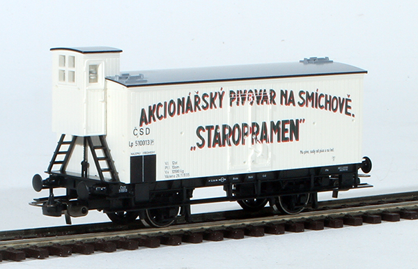 Consignment PI54899 - Piko Czech Staropramen Refrigerator Car of the CSD