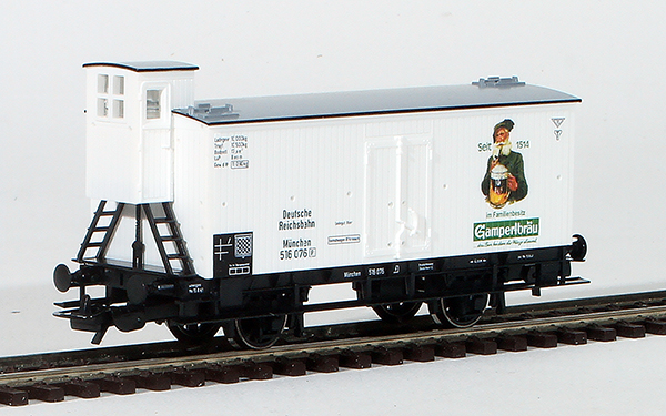 Consignment PI54949-1 - Piko German Gampertbrau Refrigerator Car of the DRG