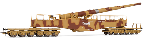 Consignment RIHR6113 - Rivarossi 6113 K5 Railway Gun in Camo