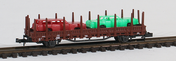 Consignment RO2316 - Roco Freight Carrying Car w/ 2-Car Load of the DB