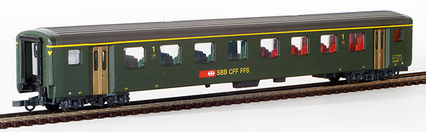 Consignment RO44329 - Roco Swiss 1st Class Open Coach of the SBB/CFF/FFS