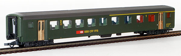 Consignment RO44337 - Roco Swiss 1st/2nd Class Open Coach of the SBB/CFF/FFS