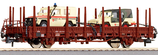 Consignment RO66473 - Roco 66473 - Stake Car + 2 Malteser-Pkw