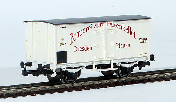 Consignment SM76397 - Sachsenmodelle German Felsenkeller Refrigerator Car of the K.Sachs.Sts.E.B.