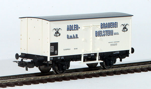 Consignment SM76401 - Sachsenmodelle German Adler-Brauerei Refrigerator Car of the K.P.E.V.