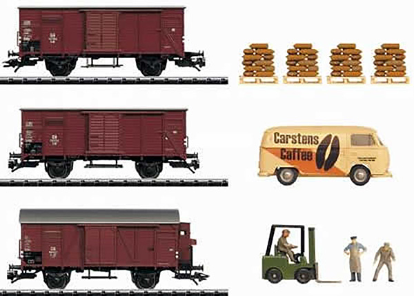 Consignment TR24028 - Trix 3-Piece Coffee Transport Car Set