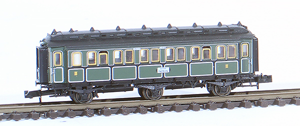 Consignment TR3161 - Trix Bavarian 3rd Class Passenger Car of the K.Bay.Sts.B