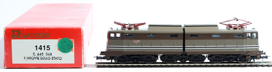 Consignment Rivarossi Italian Electric Locomotive E Of The Fs