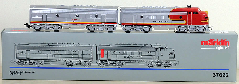 Consignment 37622 - Marklin 37622 Diesel Locomotive EMD F7 A+B War