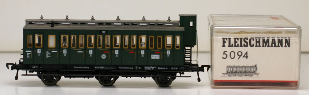HOゲージ FLEISCHMANN 5093 古典客車 DRG 旧ドイツ国鉄 Consignment