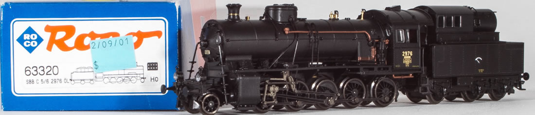 Consignment RO63320 - Roco 63320 Swiss Steam Locomotive C 5/6 2976 of ...