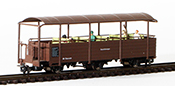 Ferro Train HOe Austrian Observation Car of the BBO