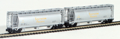 Full Throttle American 2-Piece Cylindrical Hopper Set of the Southern Pacific Railroad