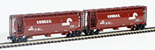 Full Throttle American 2-Piece Cylindrical Hopper Set of Conrail