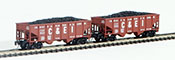 Full Throttle American 2-Piece Rib-Side Hopper Set of the Chicago and Eastern Illinois Railroad
