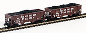 Full Throttle American 2-Piece Rib-Side Hopper Set of the Southern Pacific