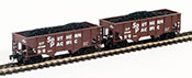 Full Throttle American 2-Piece Rib-Side Hopper Set of the Southern Pacific
