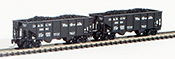 Full Throttle American 2-Piece Rib-Side Hopper Set of the Denver and Rio Grande Western Railroad