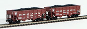 Full Throttle American 2-Piece Rib-Side Hopper Set of the Pennsylvania Railroad
