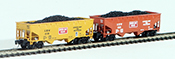 Full Throttle American 2-Piece Hopper Set of the Green Bay and Western Railroad