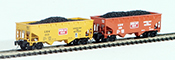 Full Throttle American 2-Piece Hopper Set of the Green Bay and Western Railroad