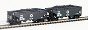 Full Throttle American 2-Piece Hopper Set of the Lehigh and New England Railroad