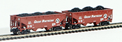 Full Throttle American 2-Piece Hopper Set of the Great Northern Railway 