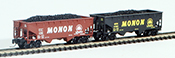Full Throttle American 2-Piece Hopper Set of the Chicago, Indianapolis and Louisville Railway
