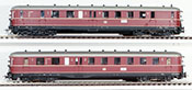 Liliput  German Diesel Railcar VT 25 Red Set of the DB