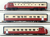 Marklin Swiss Diesel Express TEE Railcar 3-Piece Set