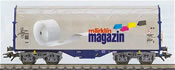 Marklin 47201 - Marklin Magazine Car 2001 Flat Car with Sliding Tarp Cover