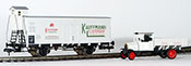 Marklin Freight Wagon set - Boxcar with vehicle