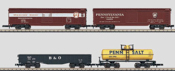 Marklin American 4-Piece Freight Car Set 