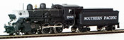 Mehano American 2-6-0 Steam Locomotive #1840 and Tender of the Southern Pacific