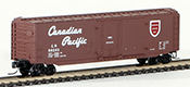 Micro-Trains Canadian 50' Standard Boxcar, Plug Door, of the Canadian Pacific Railway