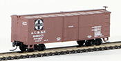 40' Double Sheathed Wood Boxcar of the Santa Fe Railway