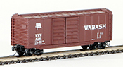 Micro-Trains American 40' Standard Boxcar, Double Door, of the Wabash Railroad