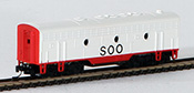 Micro-Trains American F7 Dummy B Unit of the SOO Line Railroad