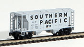 Micro-Trains American PS-2 70 Ton Two-Bay Covered Hopper of the Southern Pacific Railroad